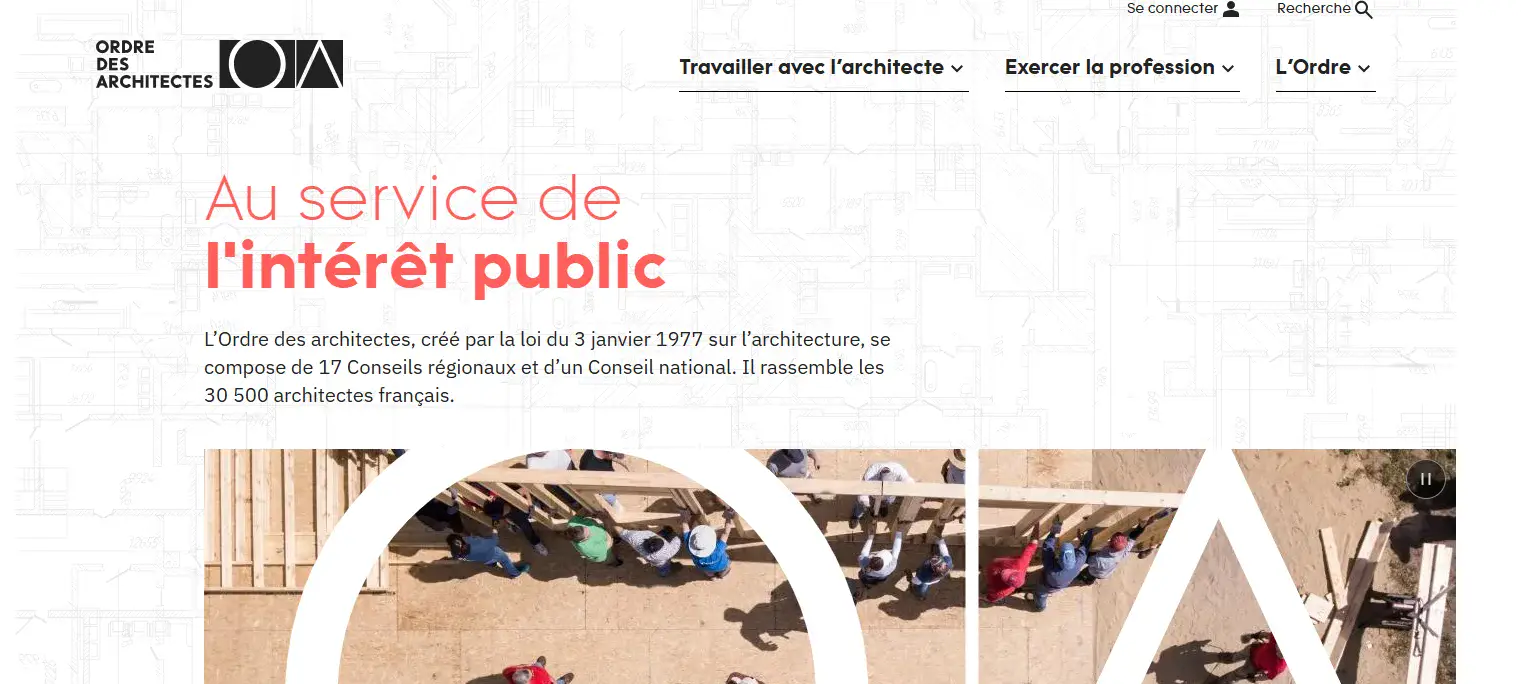Illustration de l'ordre des architectes