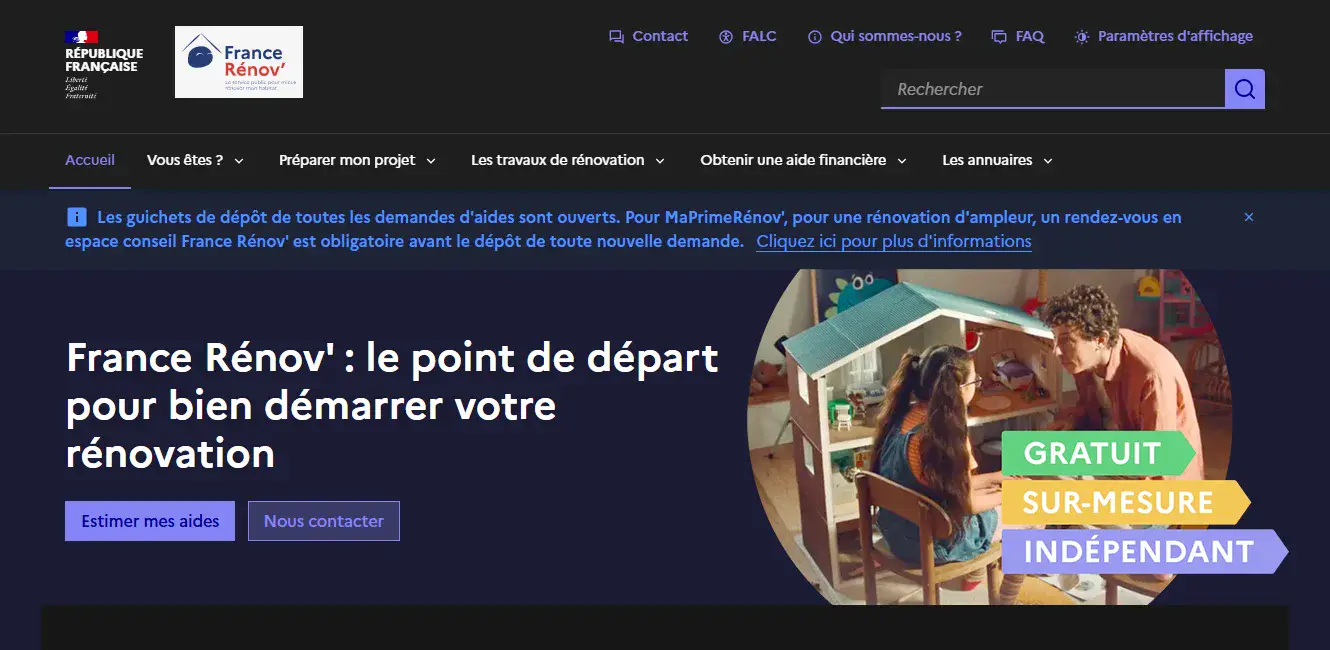 Illustration de la rénovation énergétique