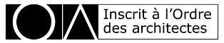 Inscrit à l'ordre des architectes
